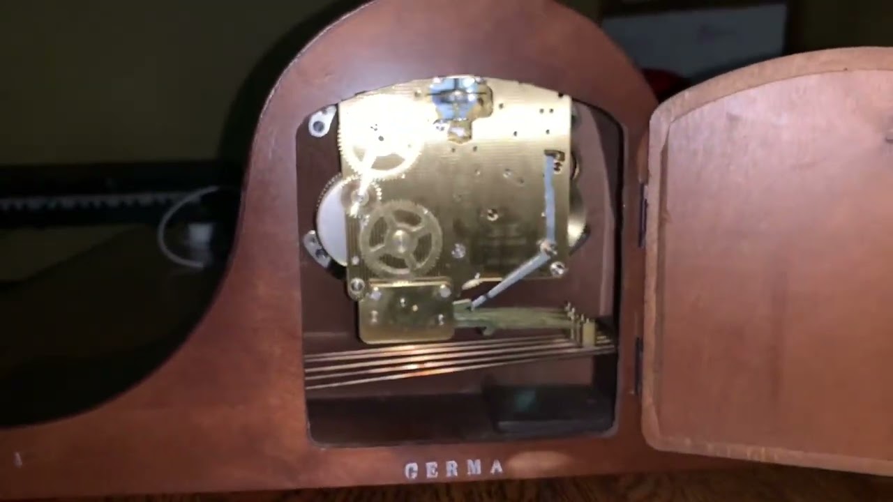 Seth Thomas Westminster Chime Tambour Mantle Clock after repairs
