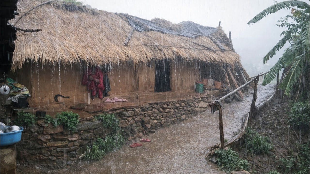 Surviving Shepherd Life in One Of The Coldest Regions Of Nepal |A Snowy family' and cooking.