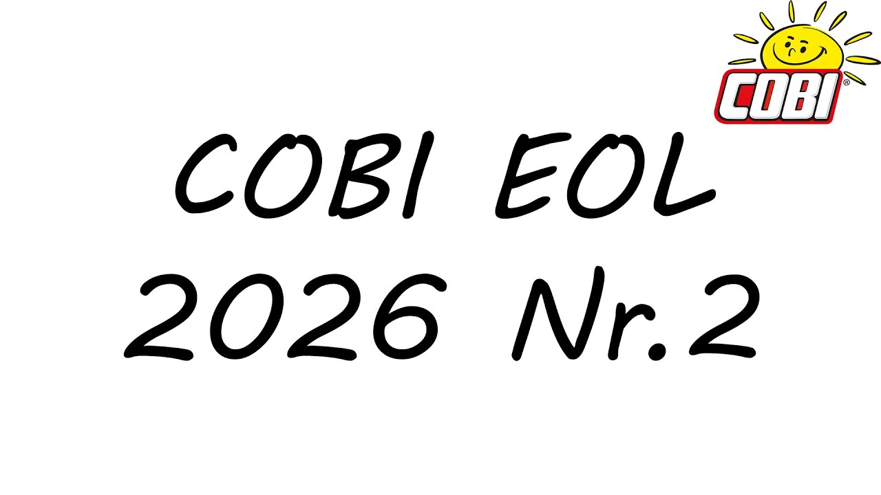COBI EOL 2026 Nr. 2 &bull; Diese Sets verlassen das COBI Sortiment