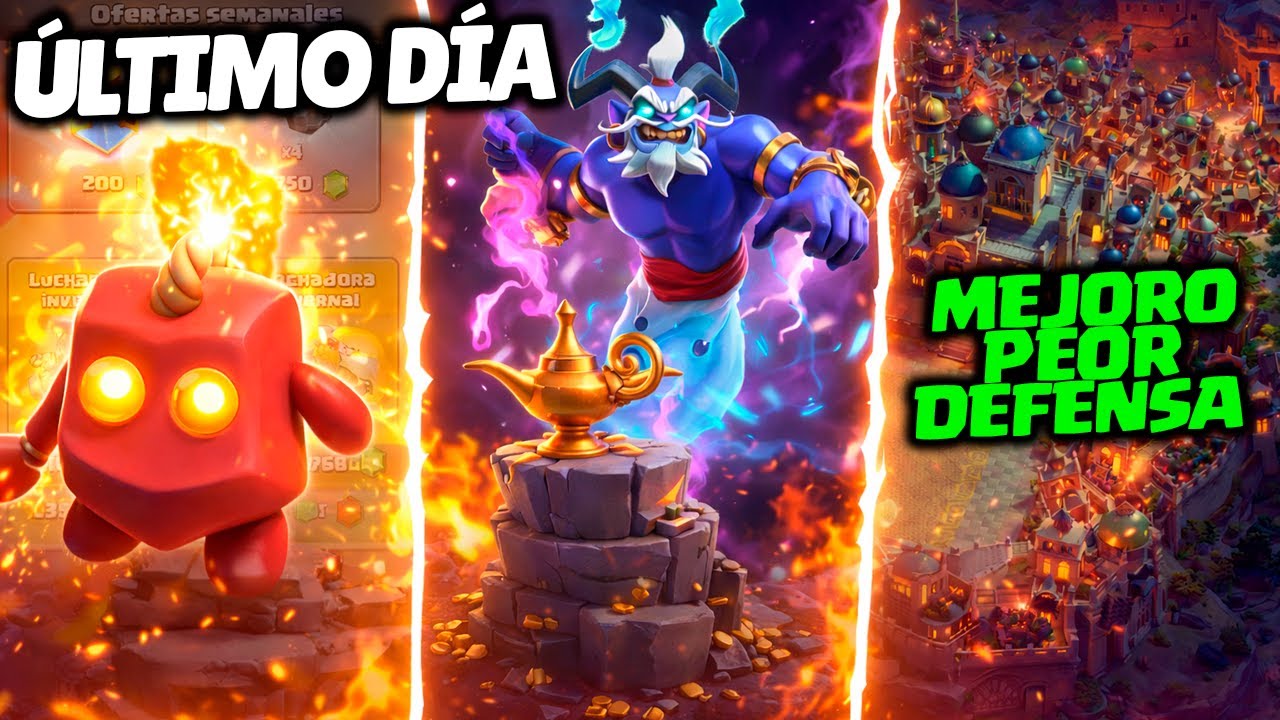 💥 ¡MEJORO LA PEOR DEFENSA! Botín MILLONARIO + Juegos del Clan 🔥
