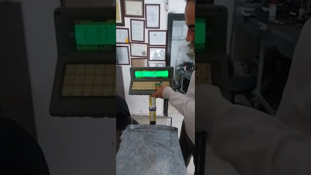 Hana Boeing 35x40 150 kg elektronik tartı kalibrasyonu