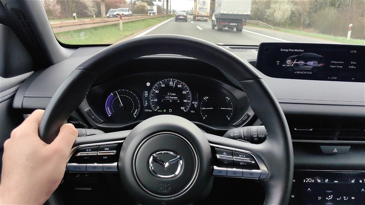 Mazda MX-30 PHEV 0.8 e-SKYACTIV R-EV - consumption at 130 km/h (Real EV range) * Wankel engine *