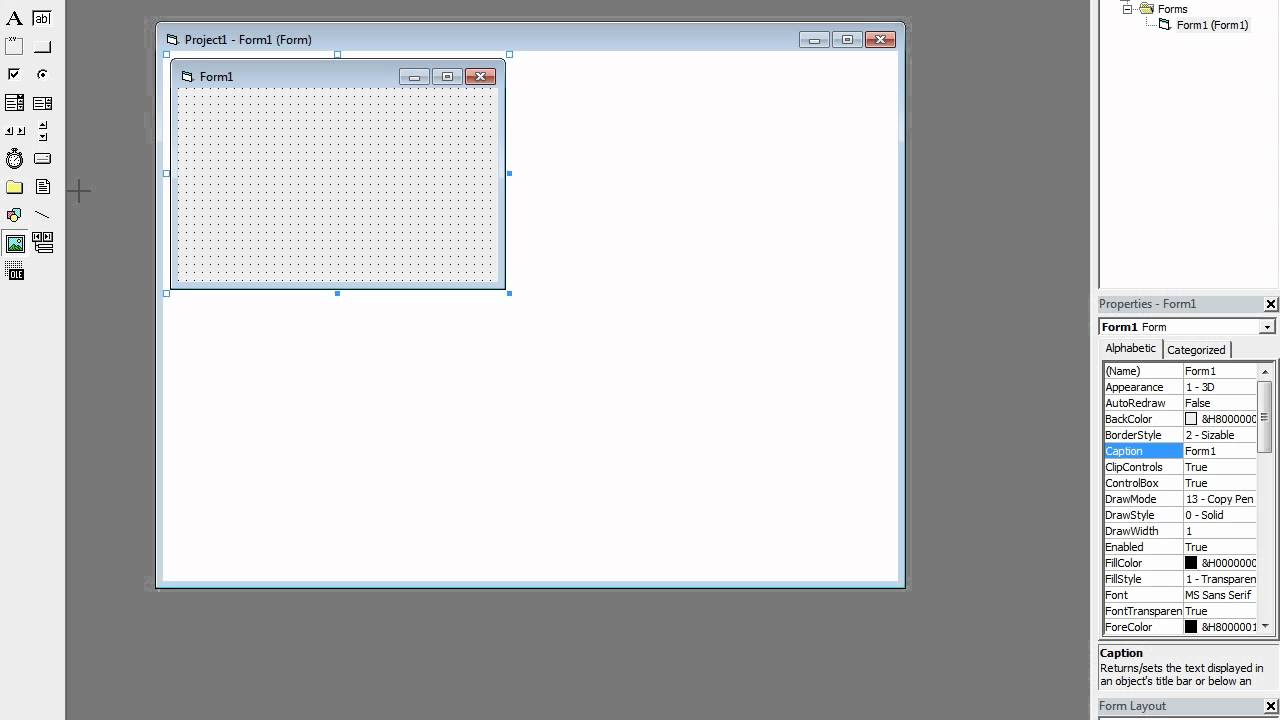 Видео-учебник Visual Basic - часть 1 - Интерфейс