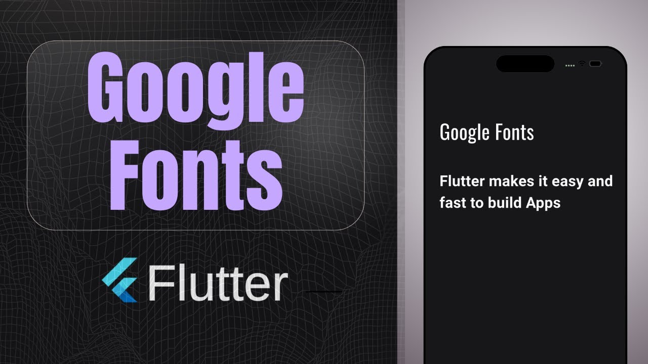 Google Fonts | How to use Google Fonts in Flutter