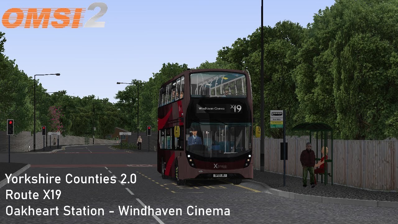OMSI 2 - Yorkshire Counties 2.0 Route X19 to Windhaven Cinema