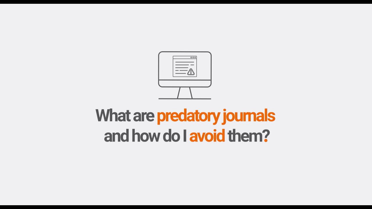 What are predatory journals and how do I avoid them?
