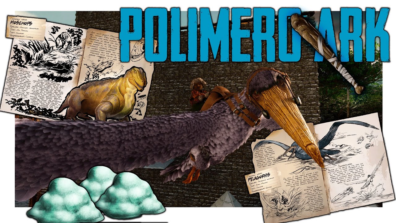 #POLIMERO | ARK SURVIVAL ASCENDED | PELAGORNIS VS MOSCHOPS VS GARROTE | CUAL ES MEJOR?