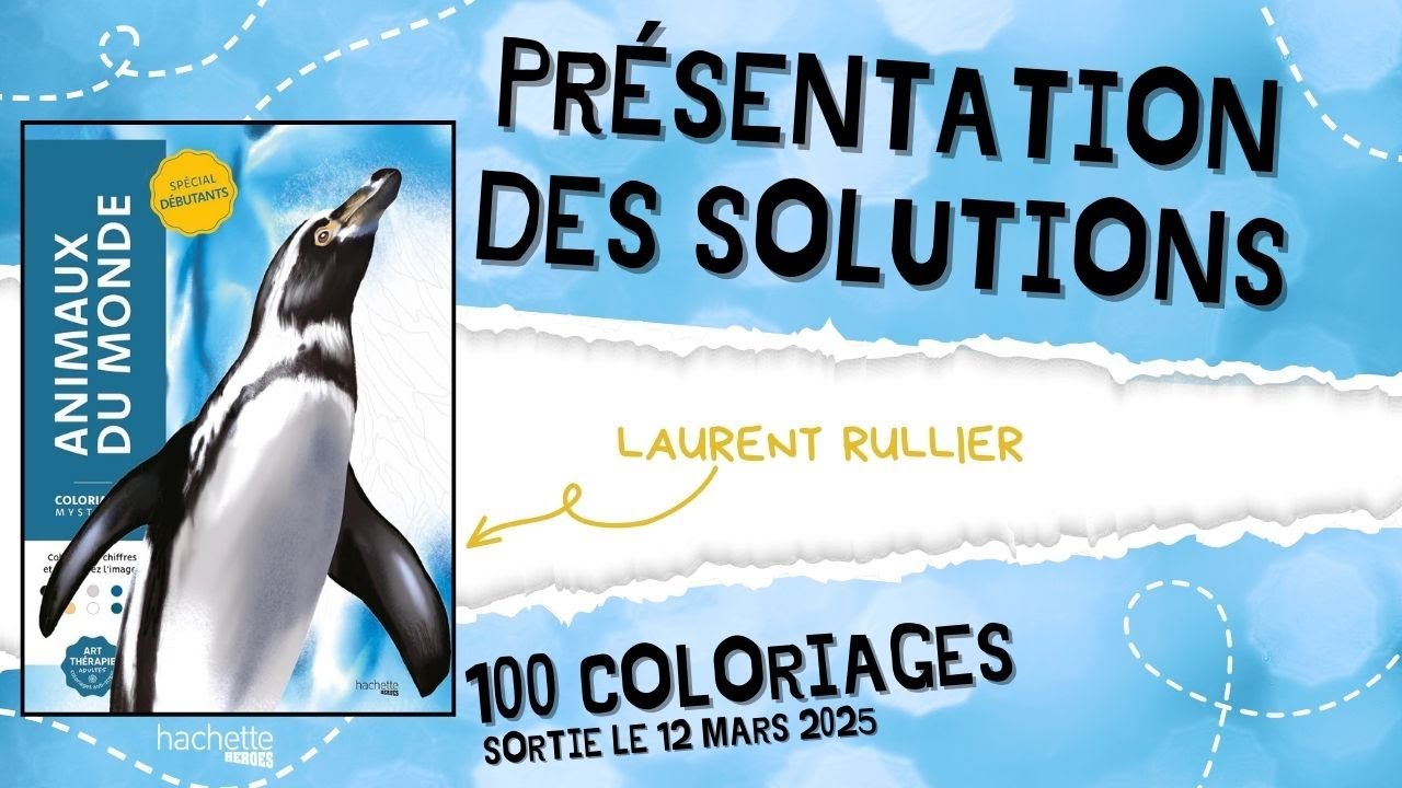 Animaux du monde - Coloriage myst&egrave;re - Hachette Heroes - SOLUTIONS