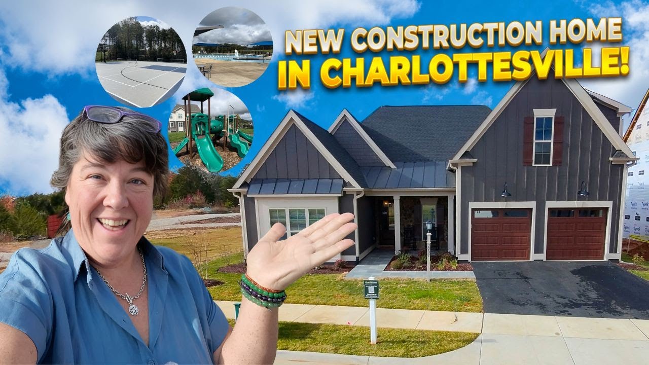 INSIDE Charlottesville's TOP Master-Planned Community With Spectacular New Construction Homes!