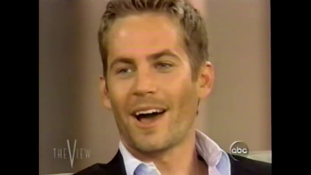 Paul Walker interview The View 2003