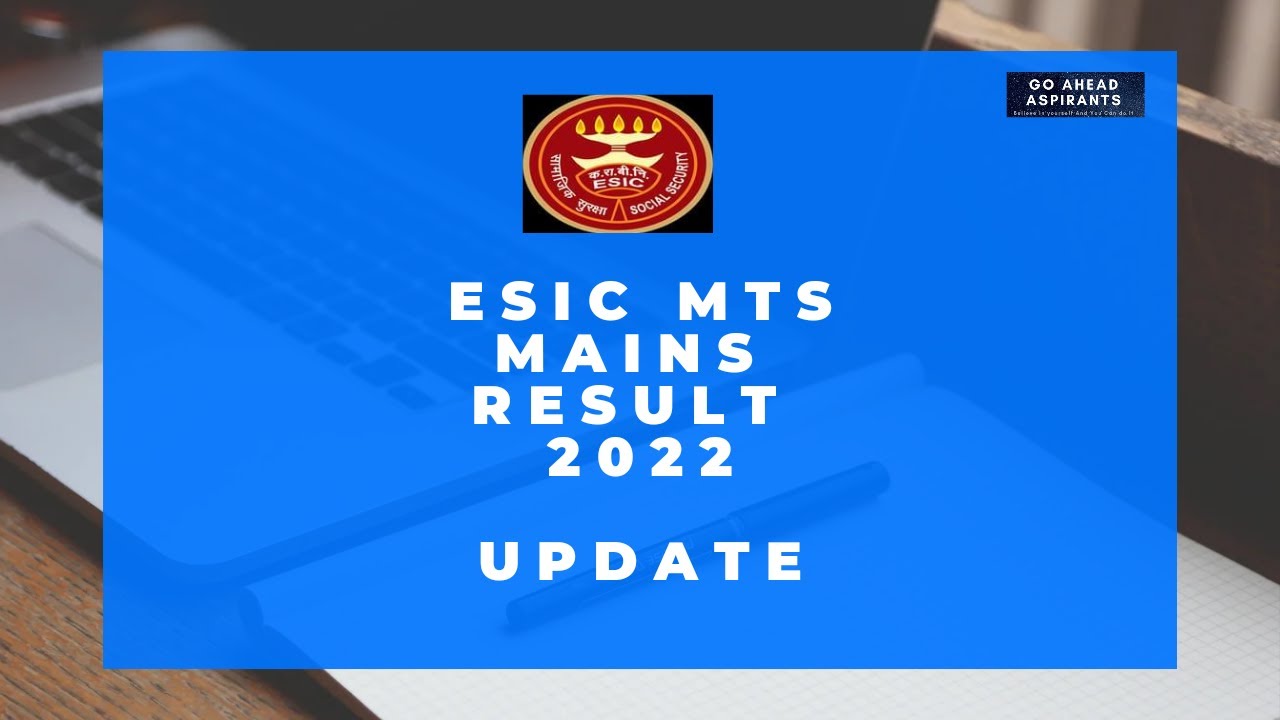 ESIC MTS MAINS RESULT 2022 | TODAY UPDATE | #esicmts #esicmts2022 #esicmtsexam2022