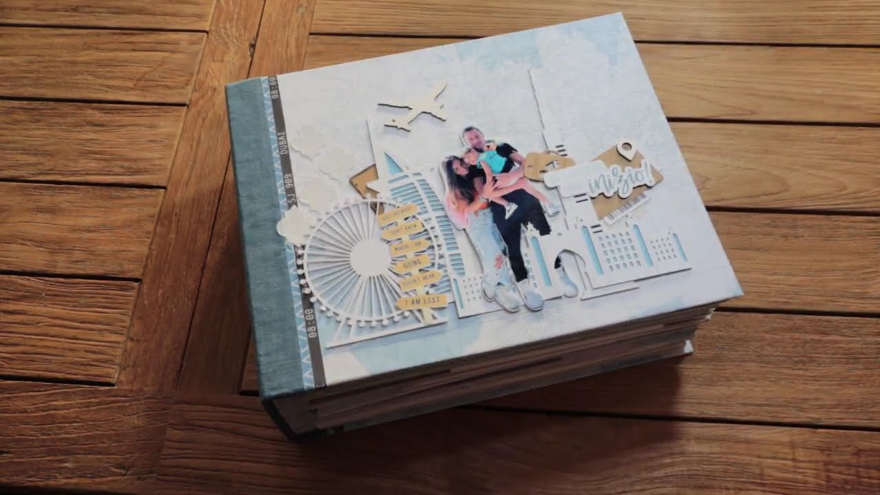 Travel album #dubai #scrapbooking