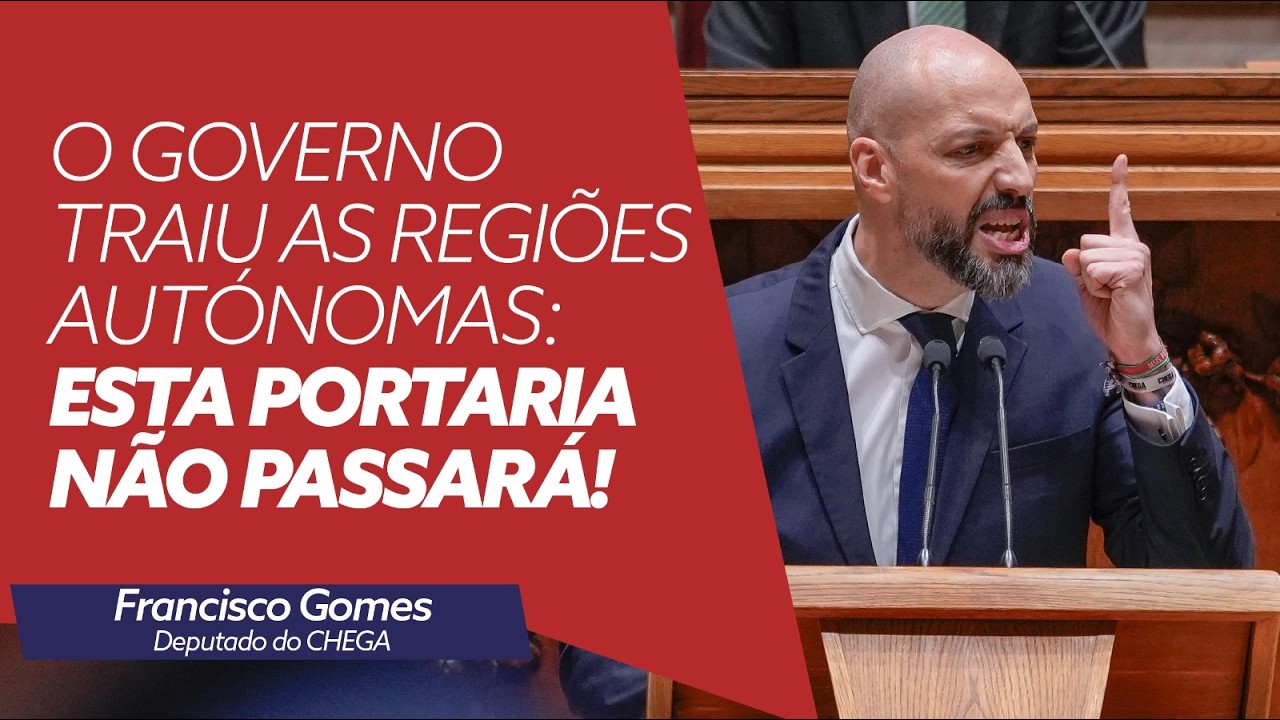 O Governo traiu as Regiões Autónomas: esta portaria não passará!