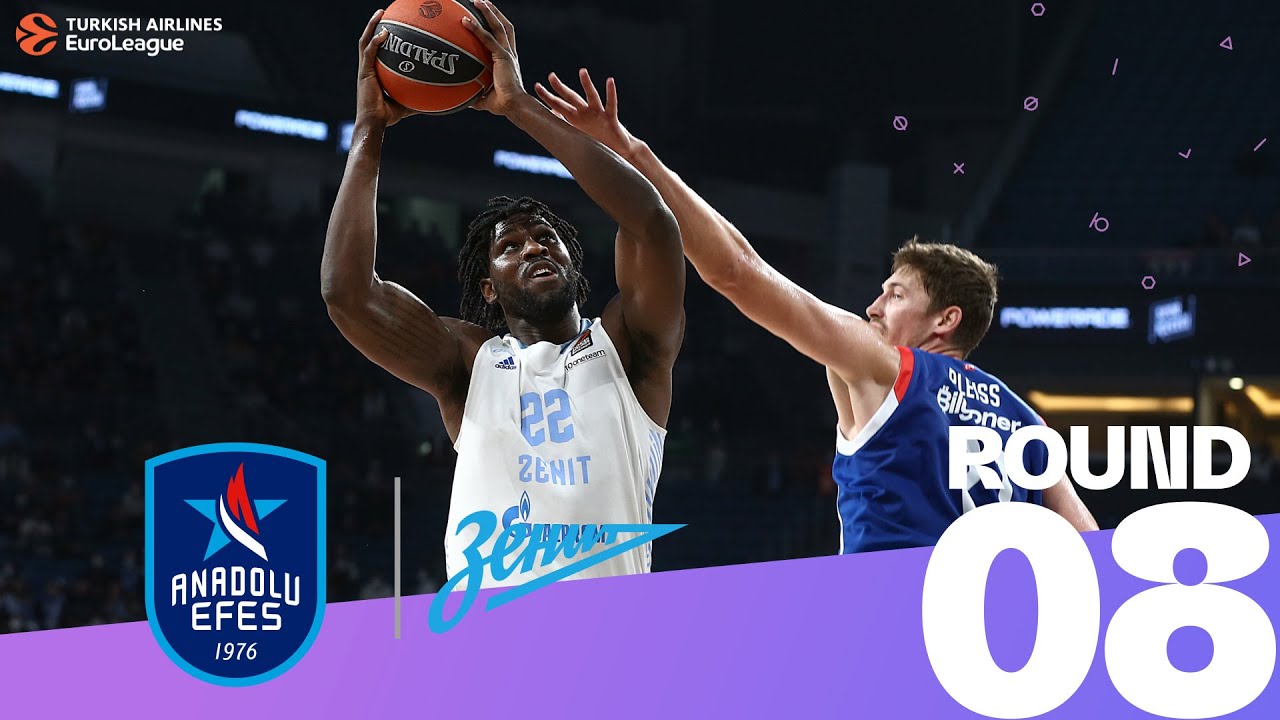 Zenit hits from long range to run past Efes! | Round 8, Highlights | Turkish Airlines EuroLeague