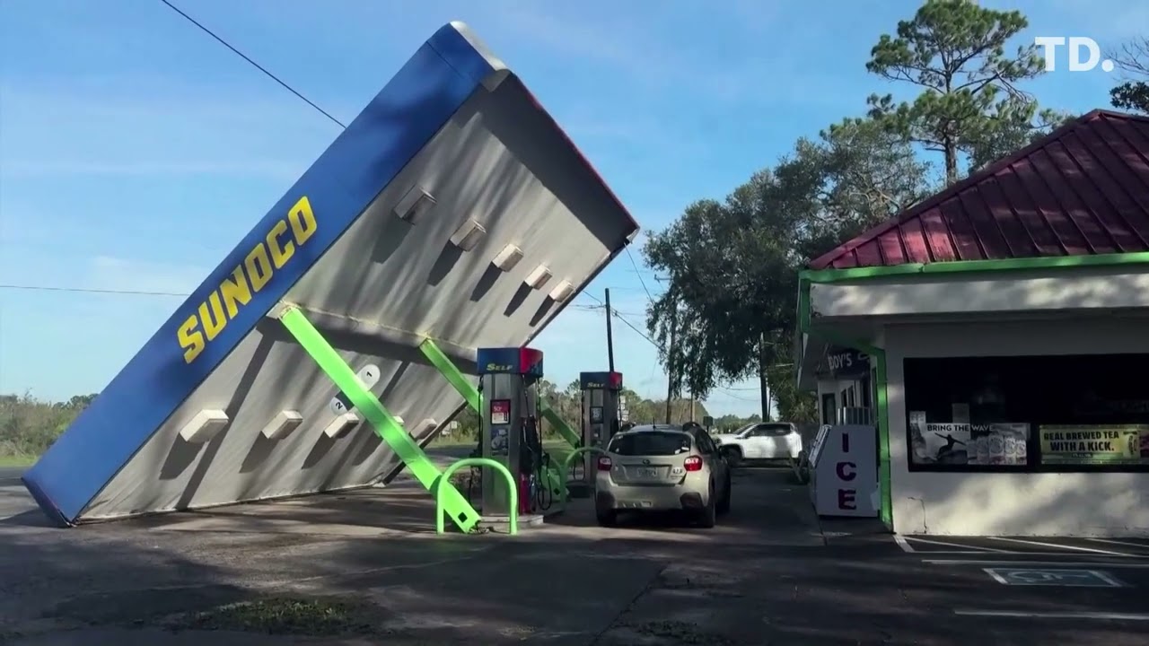 Hurricane Helene aftermath in Perry, Florida: Damage from Helene impacts Big Bend region