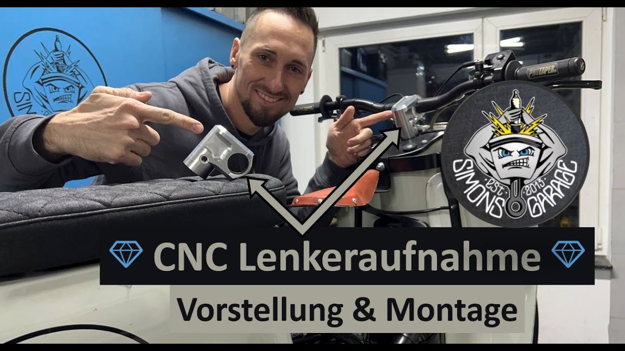 💎 CNC Lenkeraufnahme 💎 Vorstellung & Montage // Simson Schwalbe