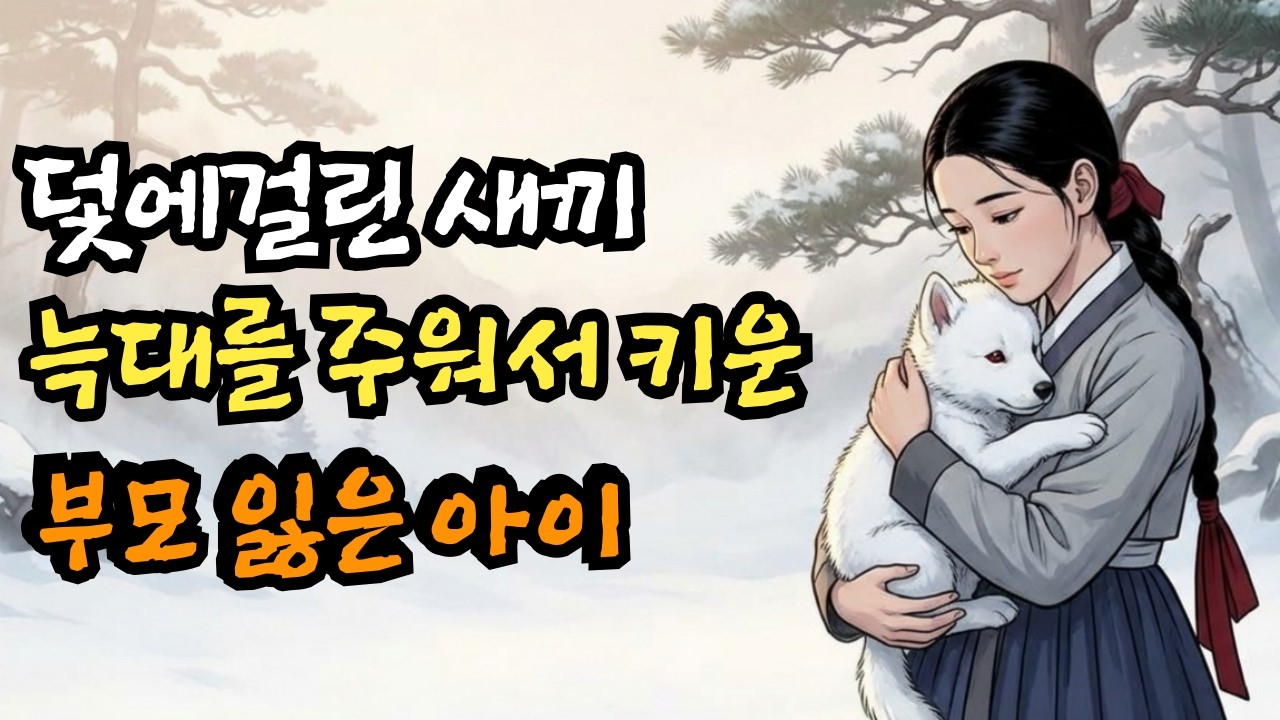 산속에 늑대를 주워 키운 부모 없는 아이, 그 늑대의 정체는?#옛날이야기#야담#만담#설화#사연#오디오북#전설#조선시대