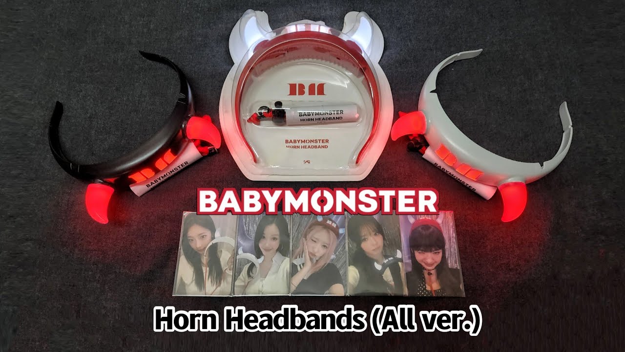 [Unboxing] BABYMONSTER - Horn Headband (with POBs) + Guide to Use #monstiez #babymonster