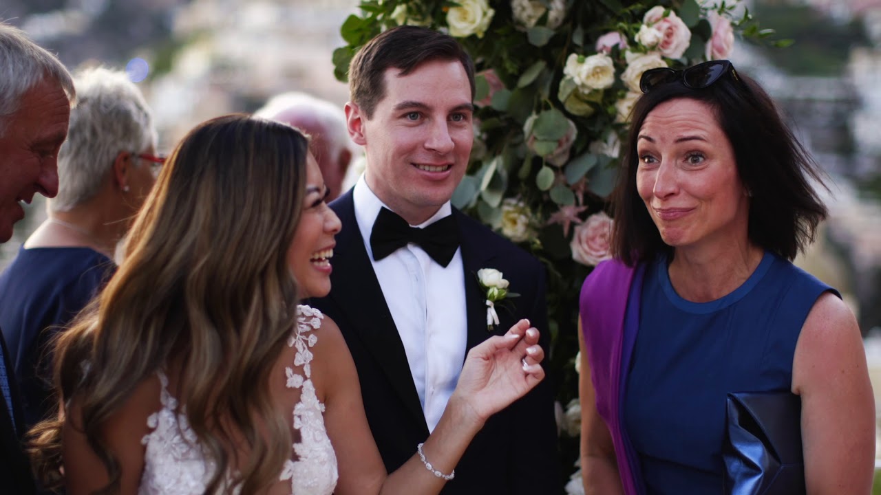 Positano wedding for Christine founder of Tour de Lust and her fiancee Ryan planned by Emma Events