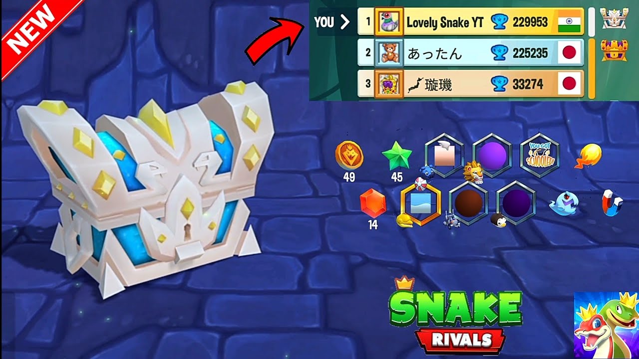 Snake Rivals : Platinum Chest Opening!