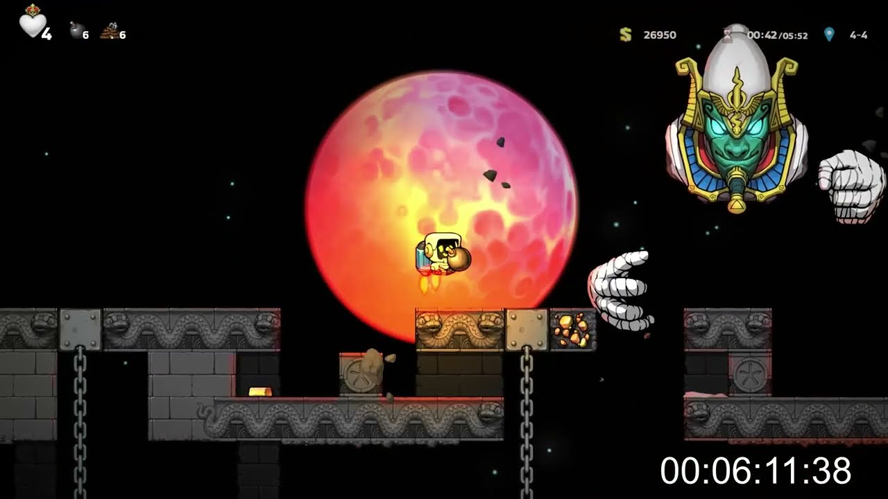 All Bosses Speedrun - [19:04.600] - Spelunky 2