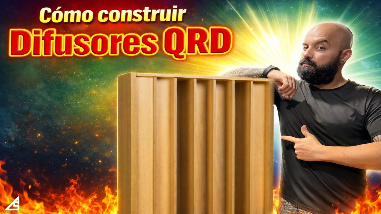 Cómo construir Difusores QRD (Residuo Cuadrático)