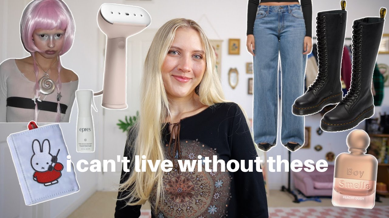 my 2025 favorites!!! trendy things I was influenced to buy, my most worn jeans + small businesses