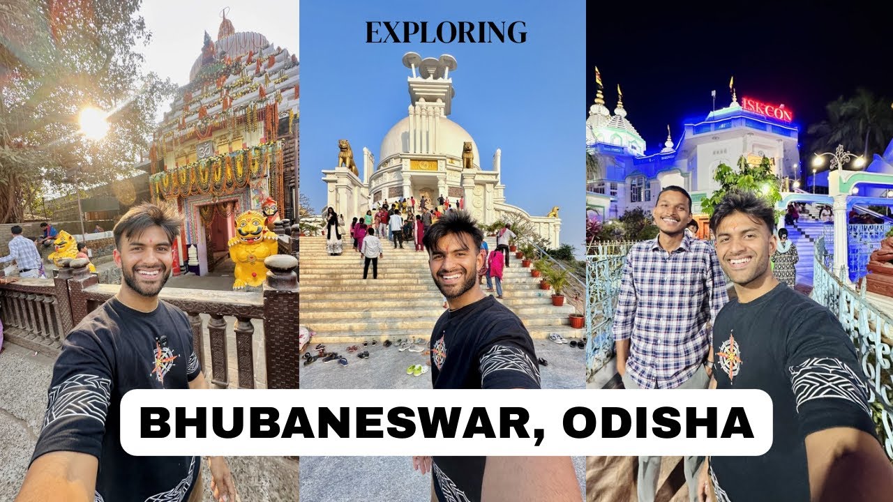 EXPLORING BHUBNESHWAR - THE TEMPLE CITY OF INDIA 🇮🇳 | ACROSS INDIA RIDE EP-6 