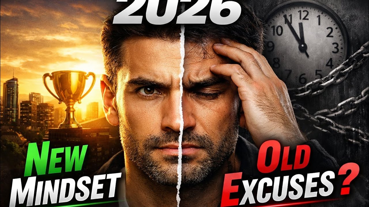 New Year New Mindset: Unlock Your 2026 Potential? | Master Your Mindset in 2026 | Excuses vs Mindset