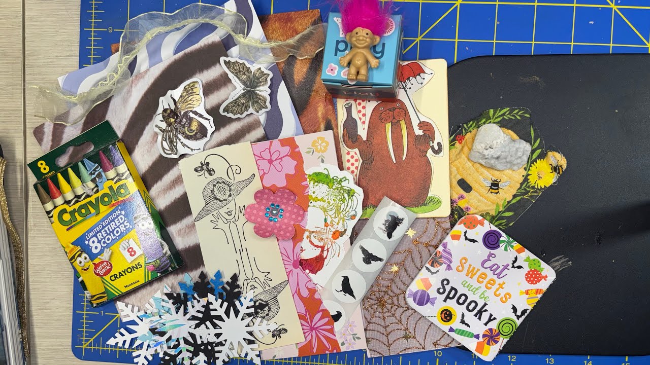 Happy Mail/winnings from #artjournalbonusprompt2526 @Sarcastically60something 