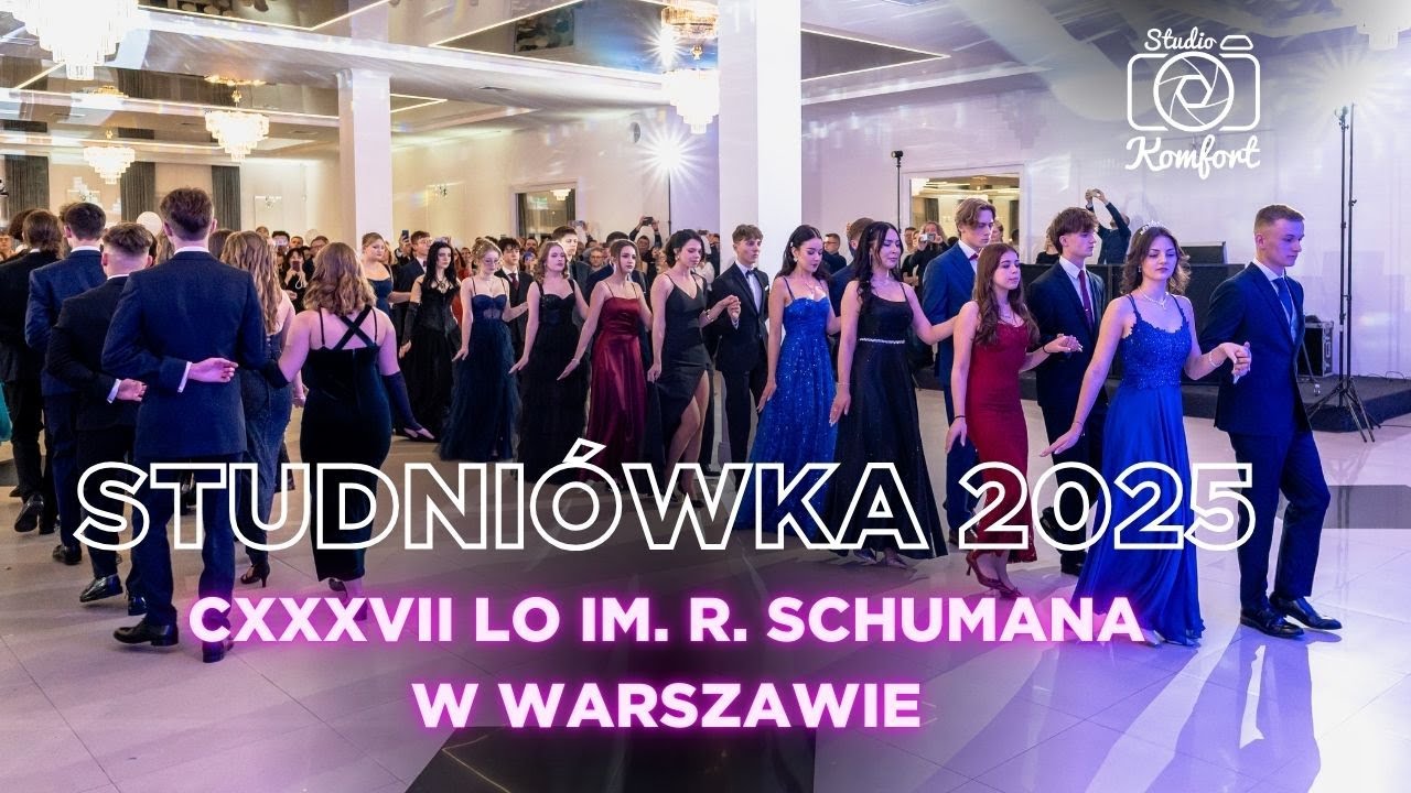 Teledysk Studniówka 2025 - 137 LO im. R. Schumana w Warszawie | Willa Emilianów | Studio Komfort