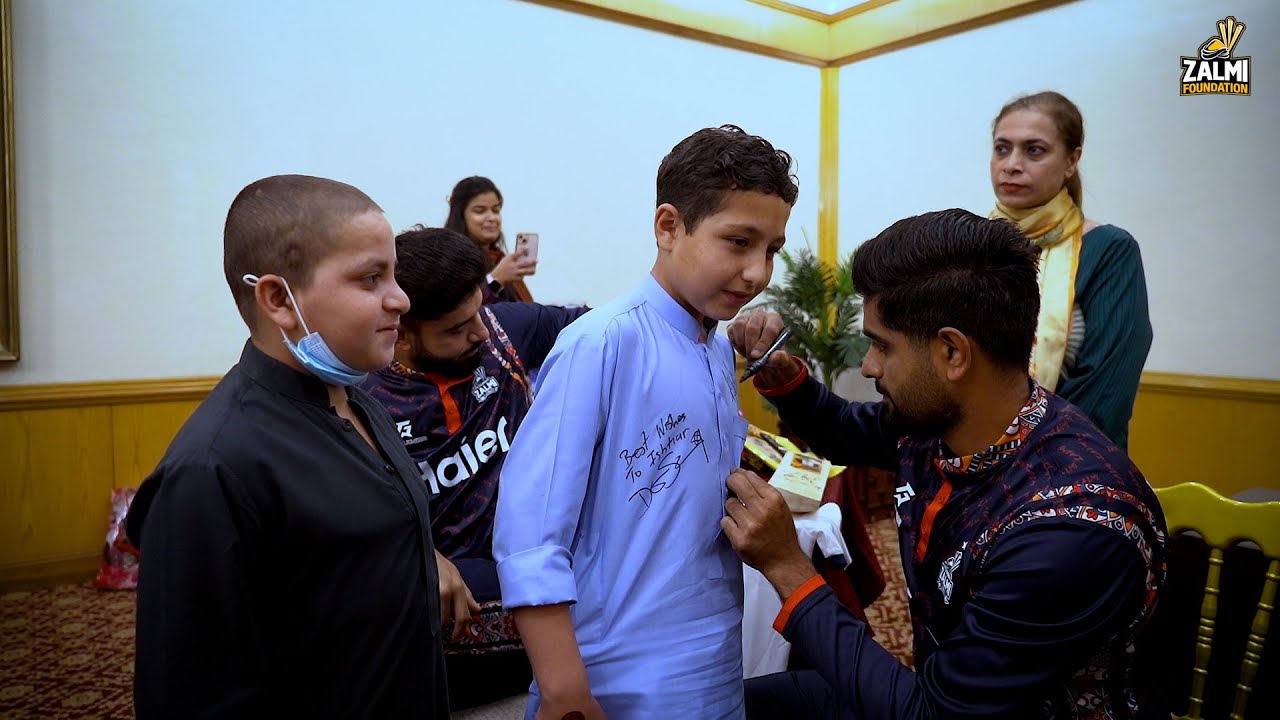 Peshawar Zalmi Cricket Team Meets Cancer Survivors | Zalmi Foundation & Indus Hospital