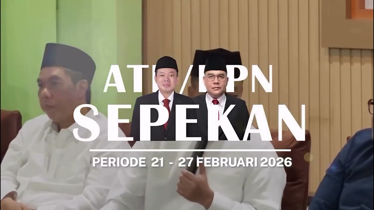 Semangat Senin ya! Untuk memulai pekan ini, yuk simak rangkuman kegiatan Menteri ATR/Kepala BPN