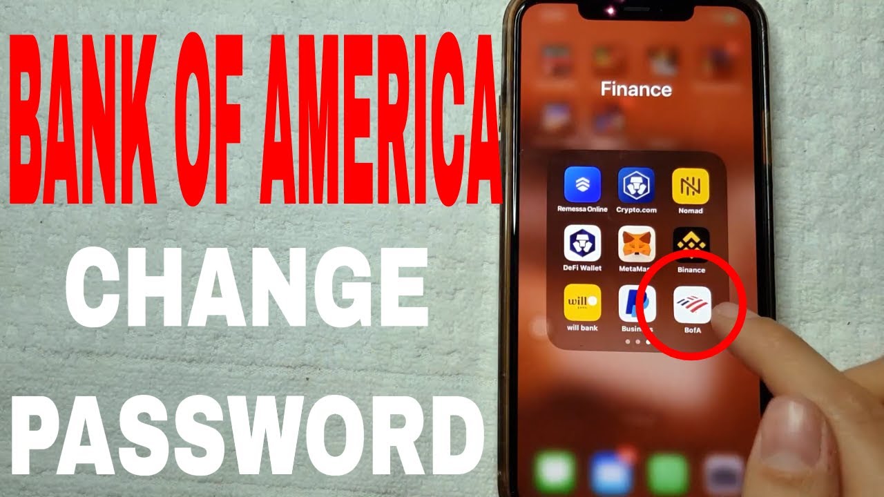 ✅  How to Change Bank Of America App Password 🔴