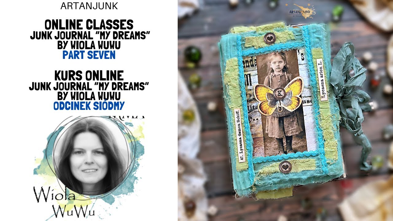 [7] Online Classes Junk Journal My Dreams/Tutorial Junk Journal My Dreams