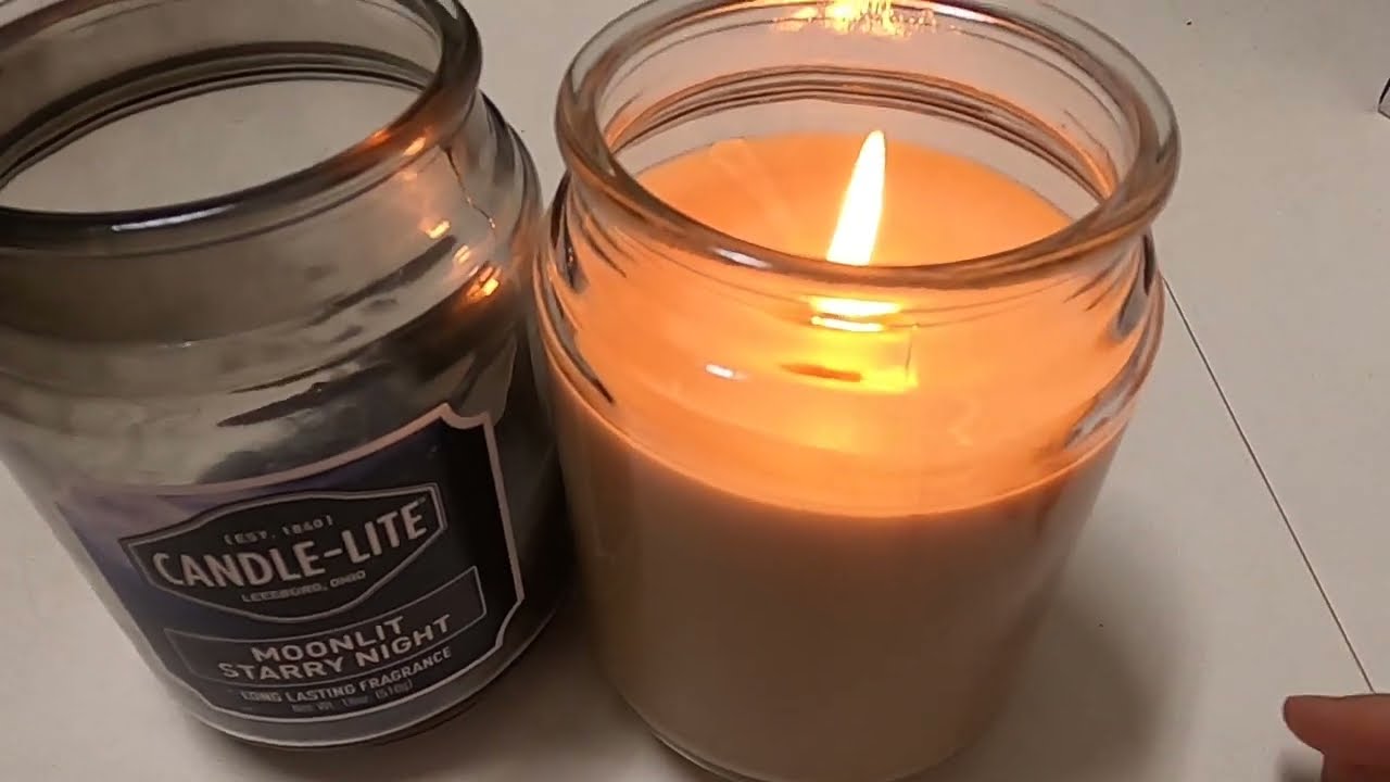 Candle-Lite Island Coconut Mahogany Scented Candle, Review Moonlit Starry Night| Van House| GH012317