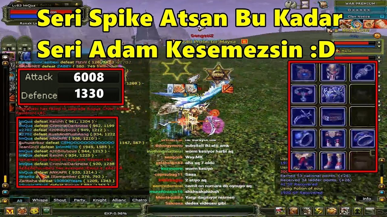 DomenicoWacco - Yeni Serverlarda Tek Olan +10 Raptorlu Warrior İle PK Atarsa! | Knight Online