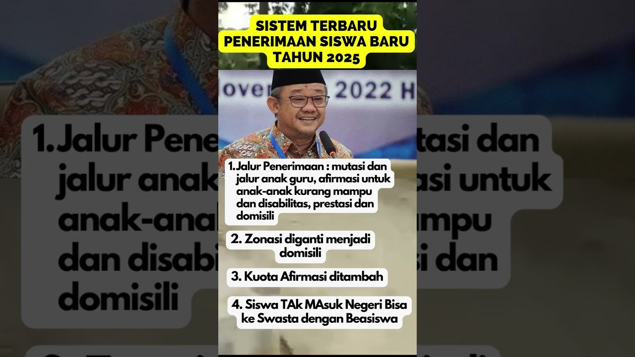 Terbaru... Sistem Penerimaan Siswa Baru 2025 #ppdb #ppdb2025 #infopendidikan #infosekolah #guru