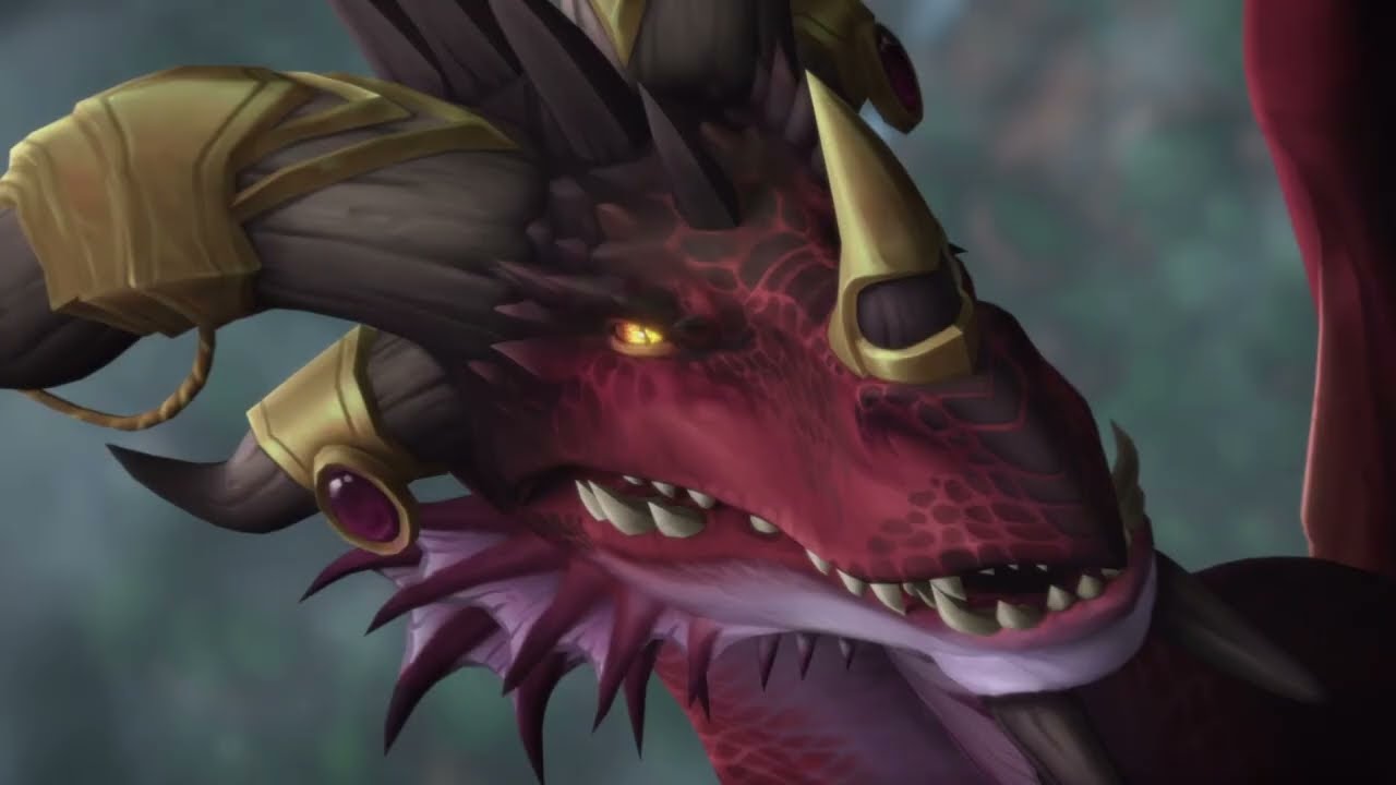 Dragonflight - Alexstrasza fights with Razsageth - Wow Dragonflight