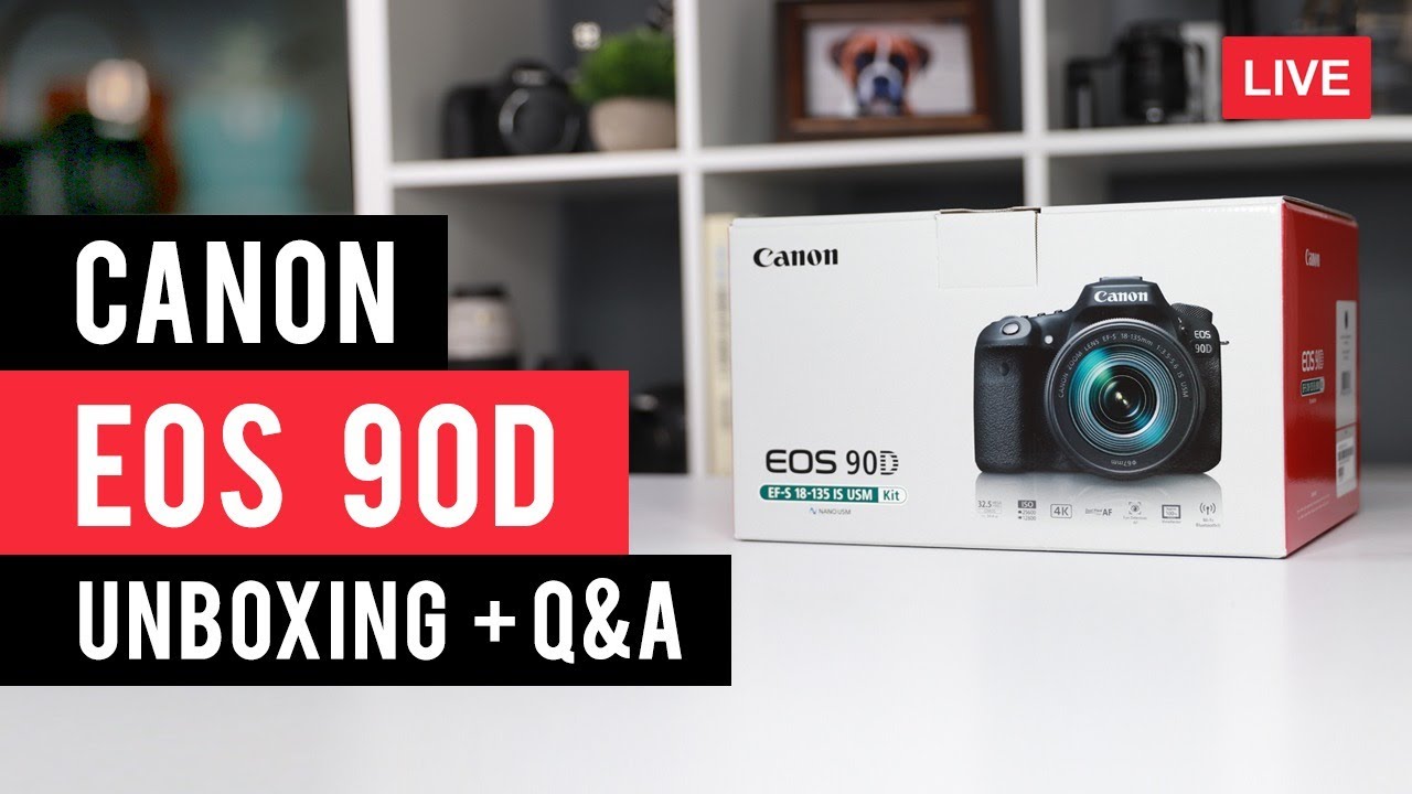 Canon 90D Unboxing + Q&A - LIVE