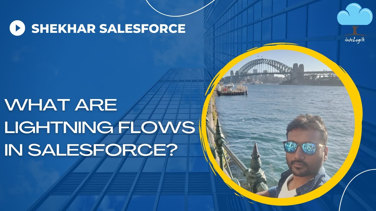 What are lightning flows in Salesforce?