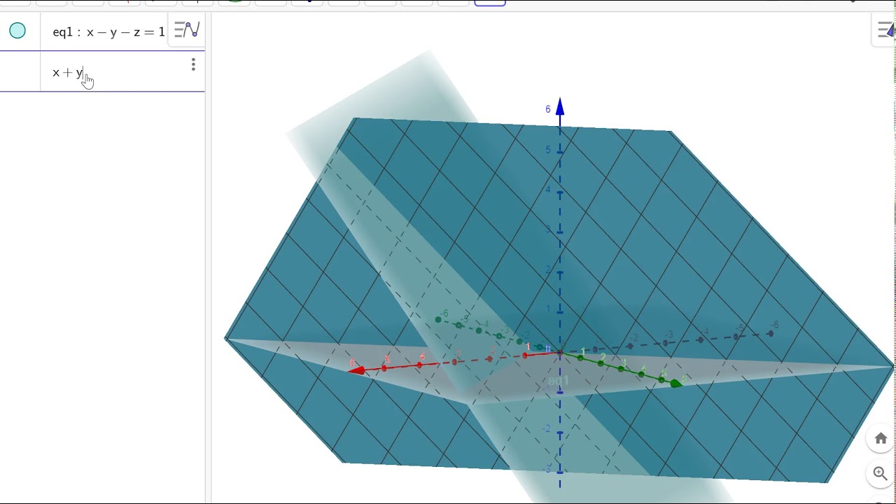 Using 3D Geogebra