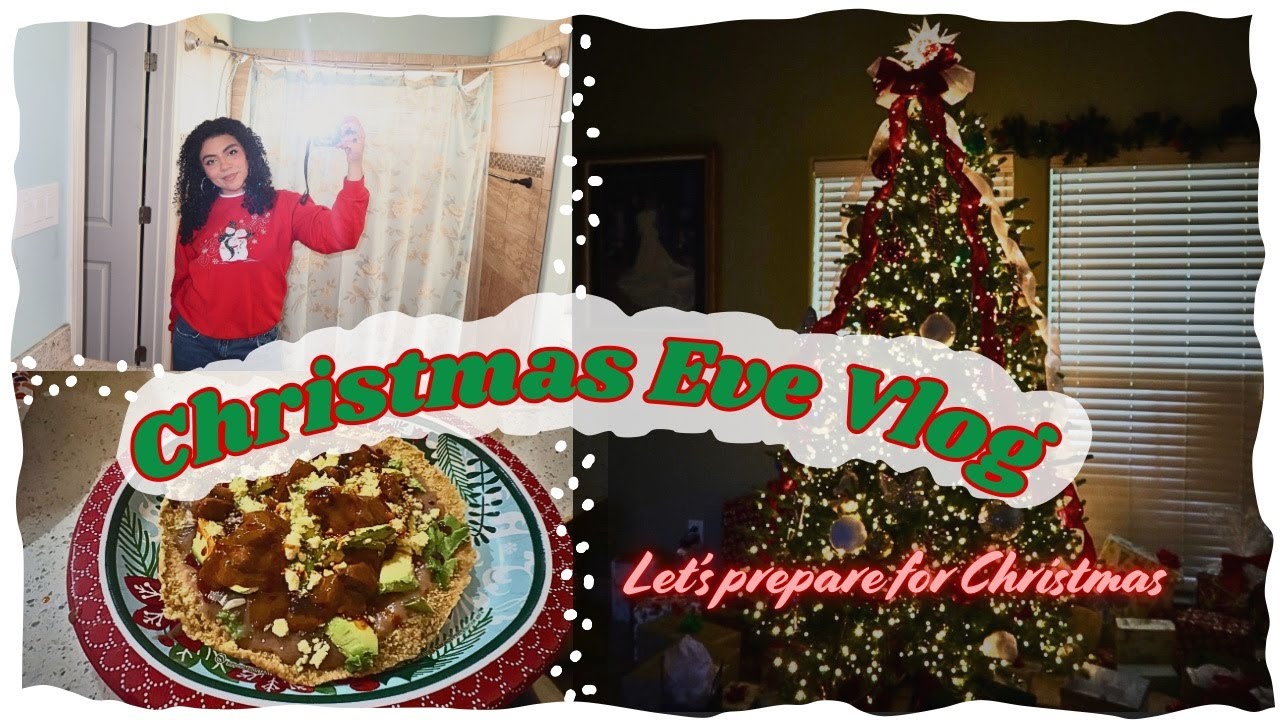 Christmas Eve Vlog 🎄 | Preparing for Christmas Party, Making Dessert, Journaling