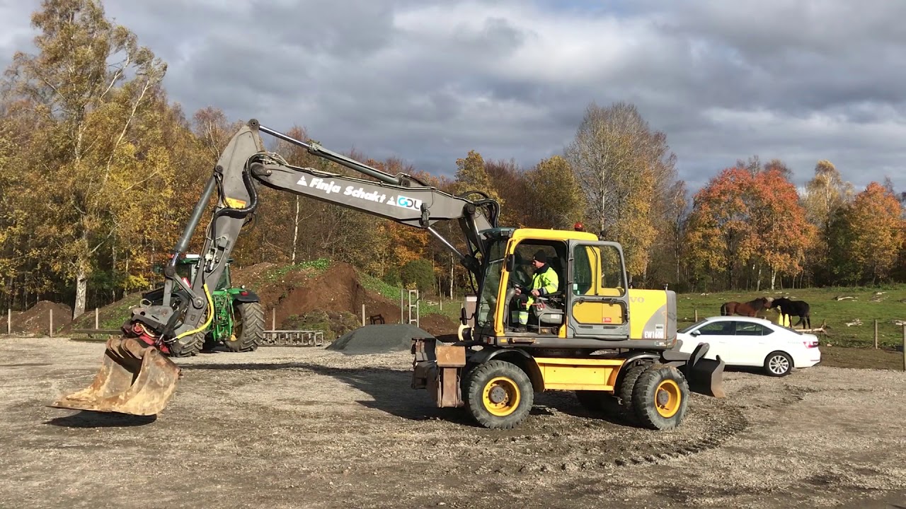 Gr&auml;vmaskin,  VOLVO EW 160 B