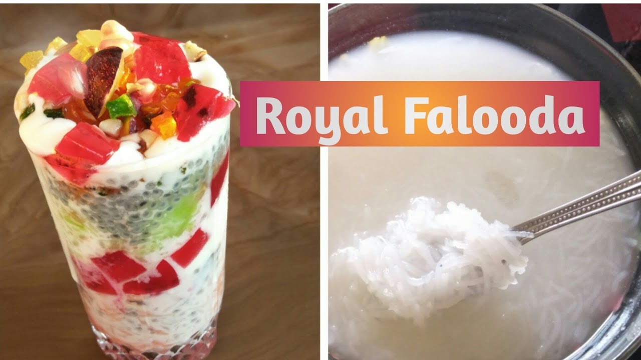 Falooda with homemade sev in telugu || How to make falooda in telugu || start living healthy