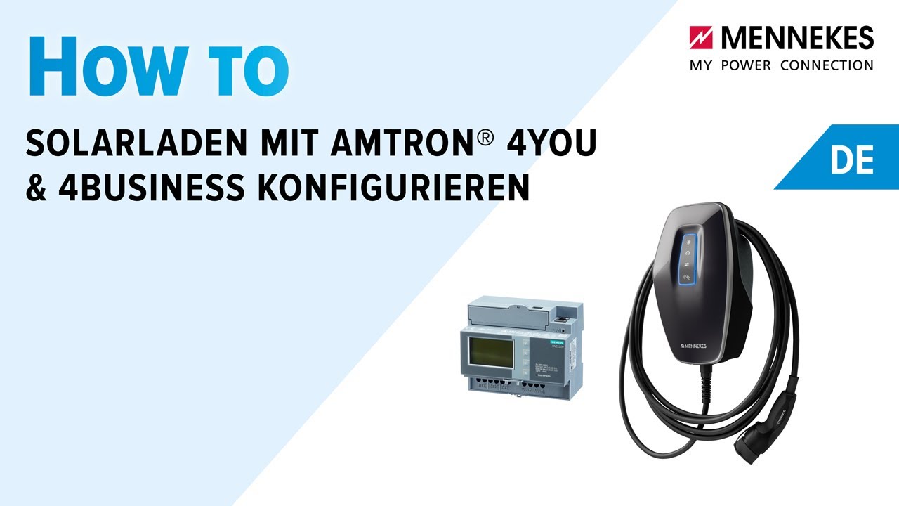 Solarladen konfigurieren – AMTRON® 4You 500 & 4Business 700 mit Siemens PAC 2200