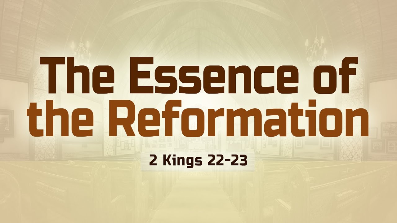 The Essence of the Reformation (Sermon by Alexey Kolomiytsev)