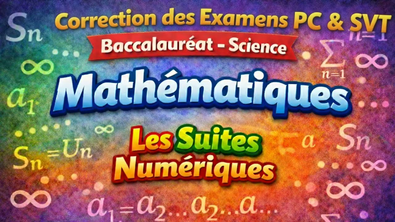 Les Suites Numériques Correction BAC 2020N PC & SVT