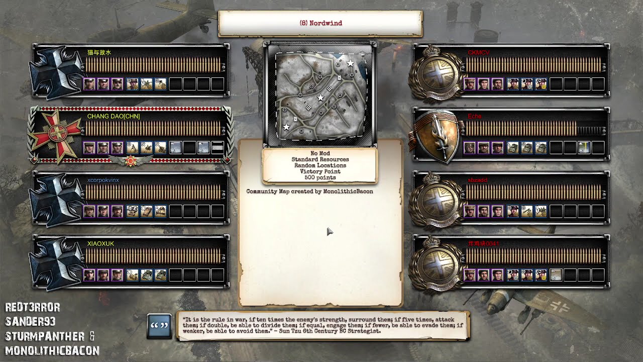 On the road to TOP RANK[4v4]  lvl 10 - lvl 13| Company Of Heroes 2 Axis Ranked Match  315 need cut