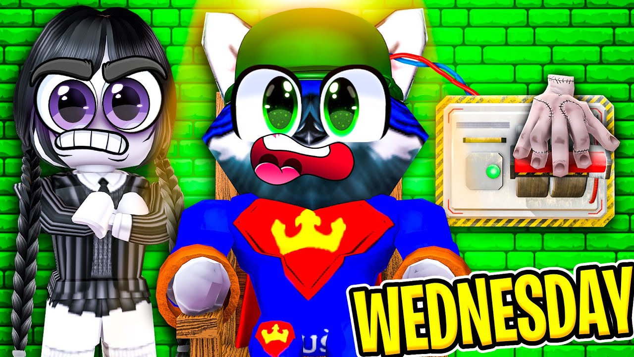 🔪WEDNESDAY *MILUJE* JONGLESE!!! 💖  Roblox Brookhaven rp 🏡
